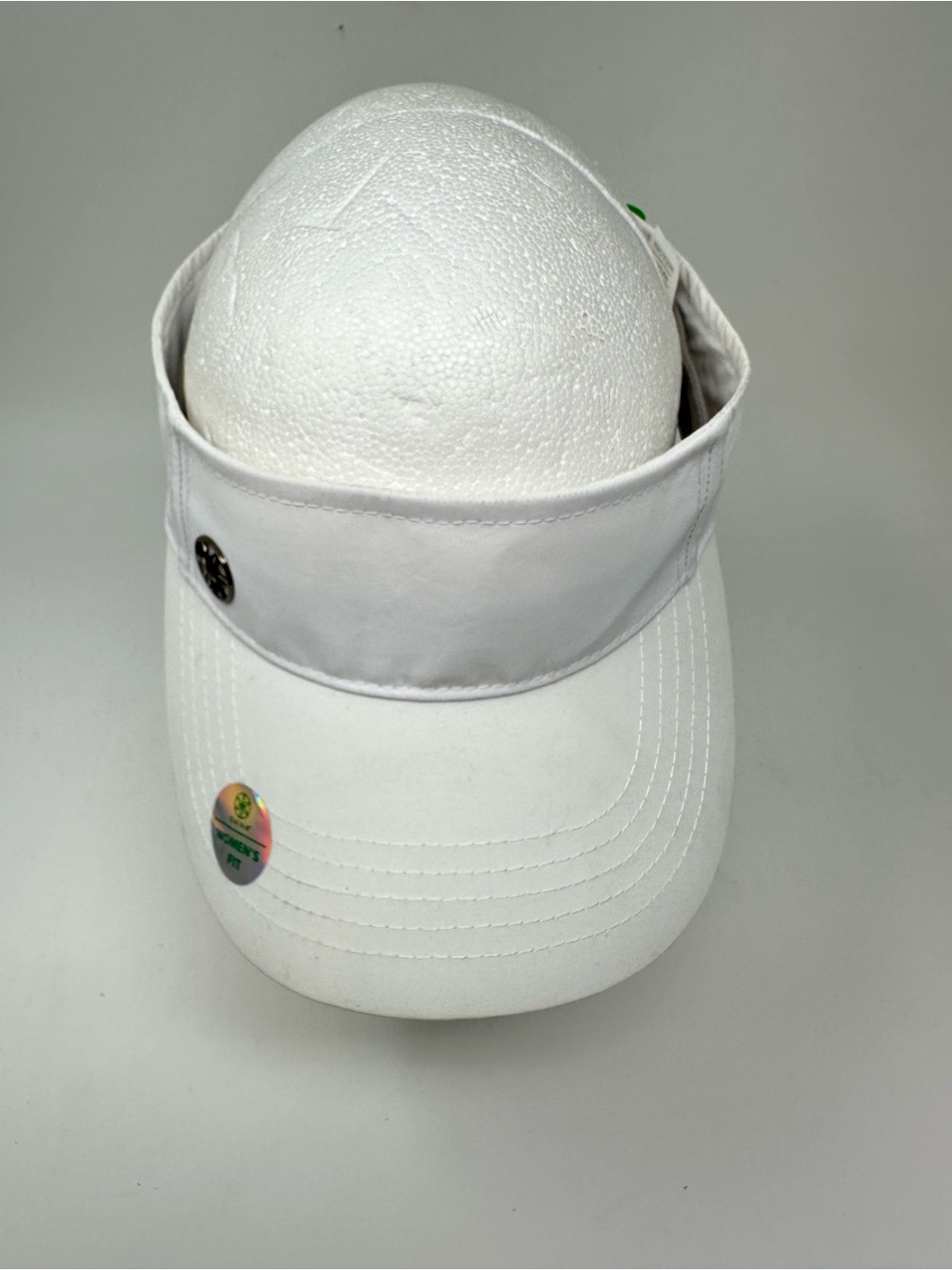 GAIAM Women's Fitness Visor White Adjustable Lightweight Athletic Hat